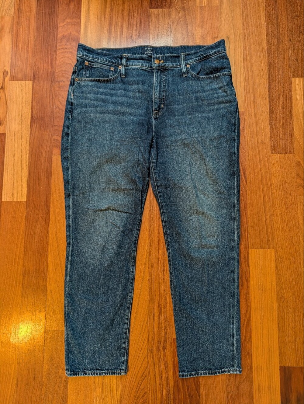 J.Crew Factory Slim Boyfriend Jeans Size 33 Medium Wash